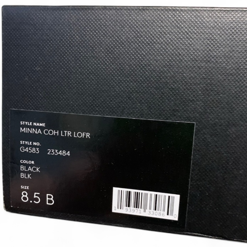 COACH Minna Solid Black Leather Moccasin Driver Loafer Tassel Size 8.5 (S746) - Picture 11 of 11